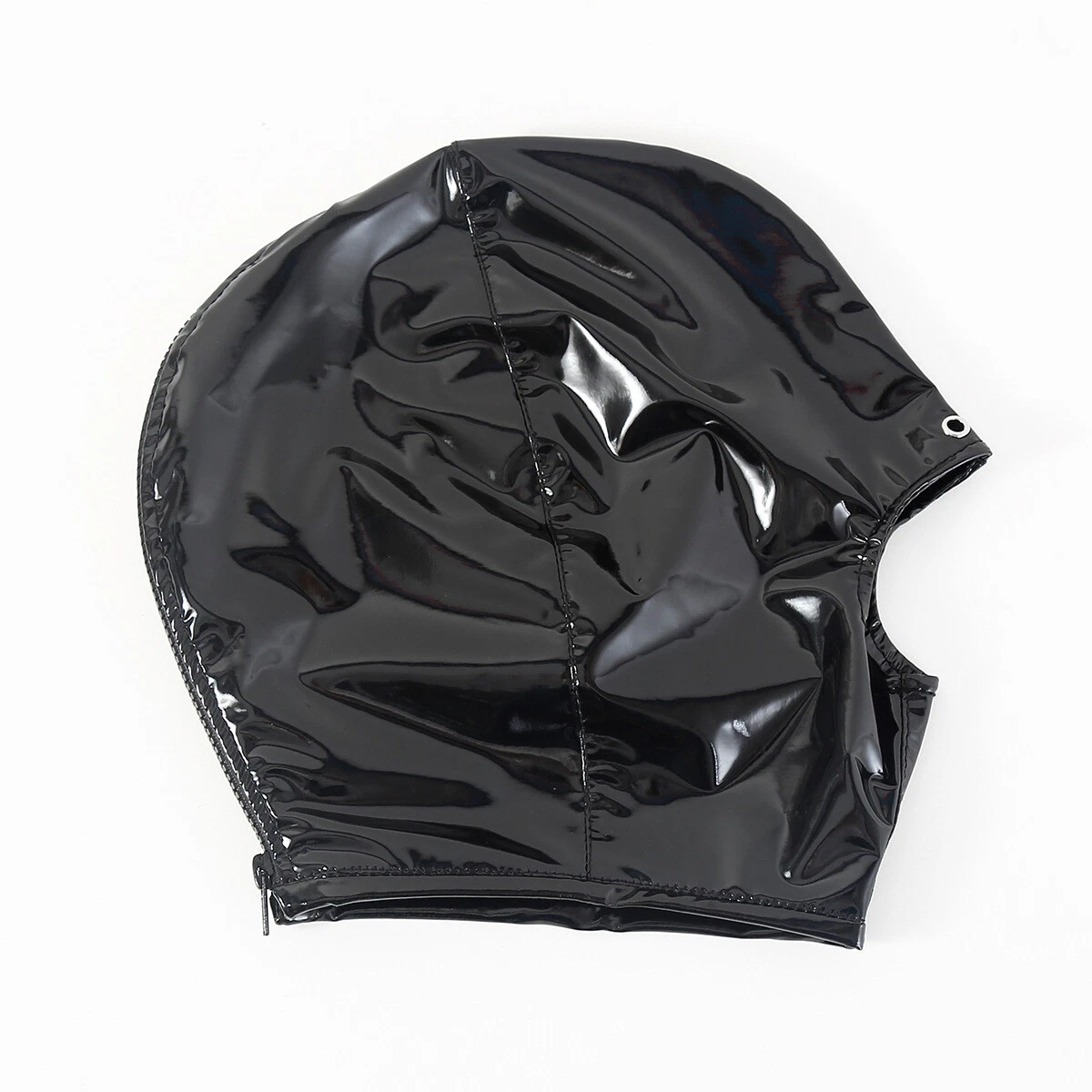 Bondage Hood (PVC / PU) | หมวกบีดีเอสเอ็มแบบคลุมหัว (PVC/PU) - Image 3