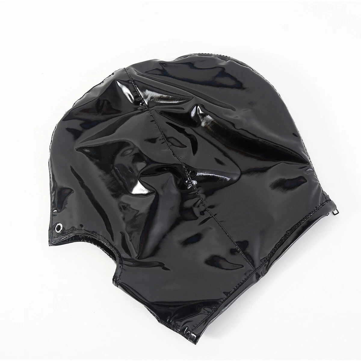 Bondage Hood (PVC / PU) | หมวกบีดีเอสเอ็มแบบคลุมหัว (PVC/PU) - Image 4