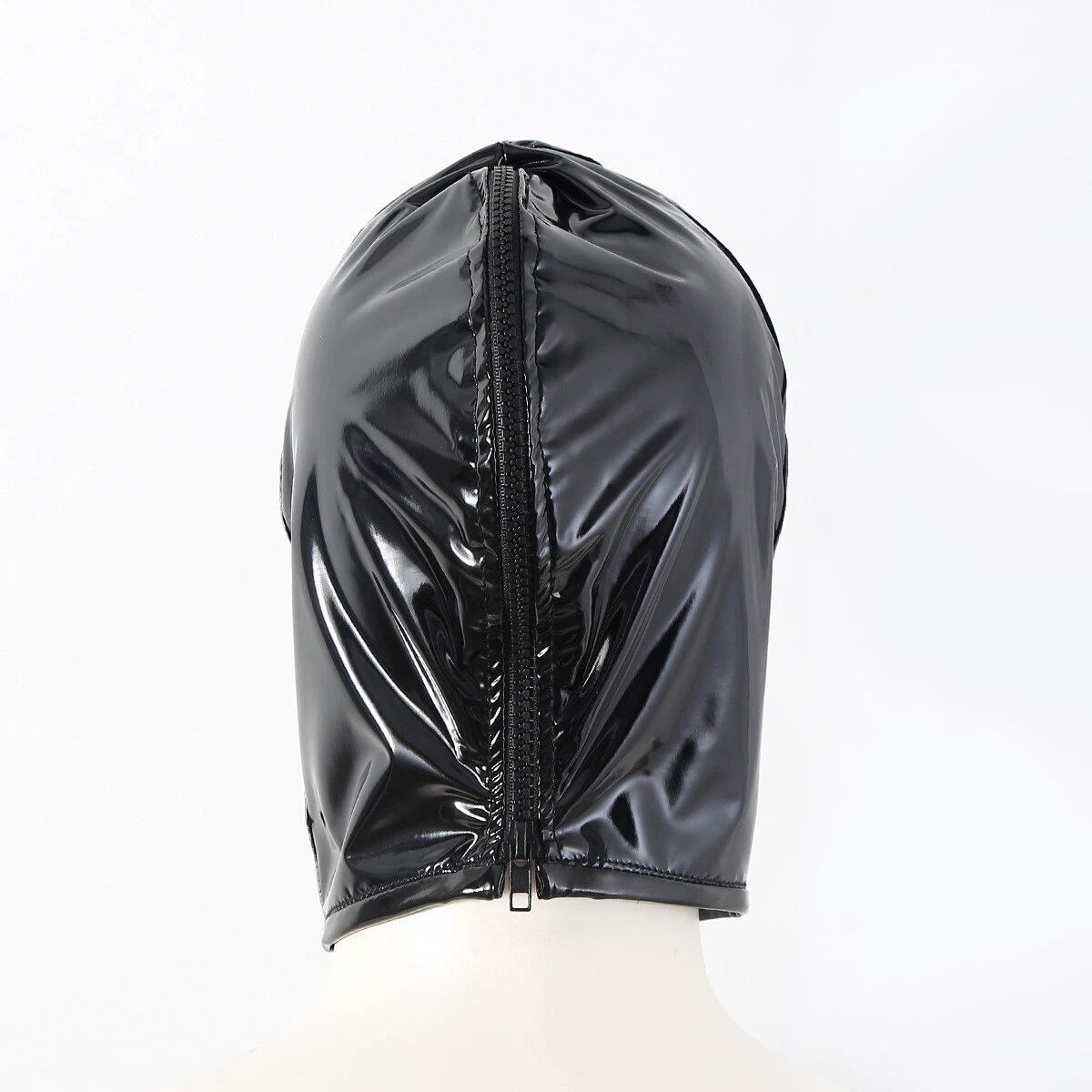 Bondage Hood (PVC / PU) | หมวกบีดีเอสเอ็มแบบคลุมหัว (PVC/PU) - Image 5