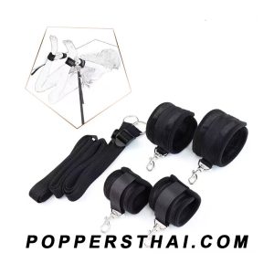 Bondage Restraint Set (Wrist & Ankle) | ชุดสายรัดข้อมือและข้อเท้าสำหรับบีดีเอสเอ็ม
