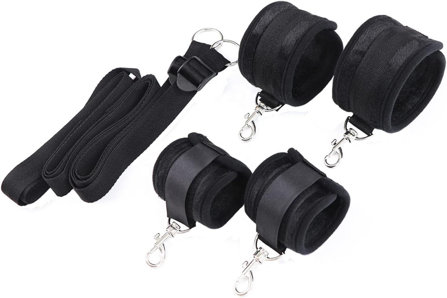 Bondage Restraint Set (Wrist & Ankle) | ชุดสายรัดข้อมือและข้อเท้าสำหรับบีดีเอสเอ็ม - Image 4