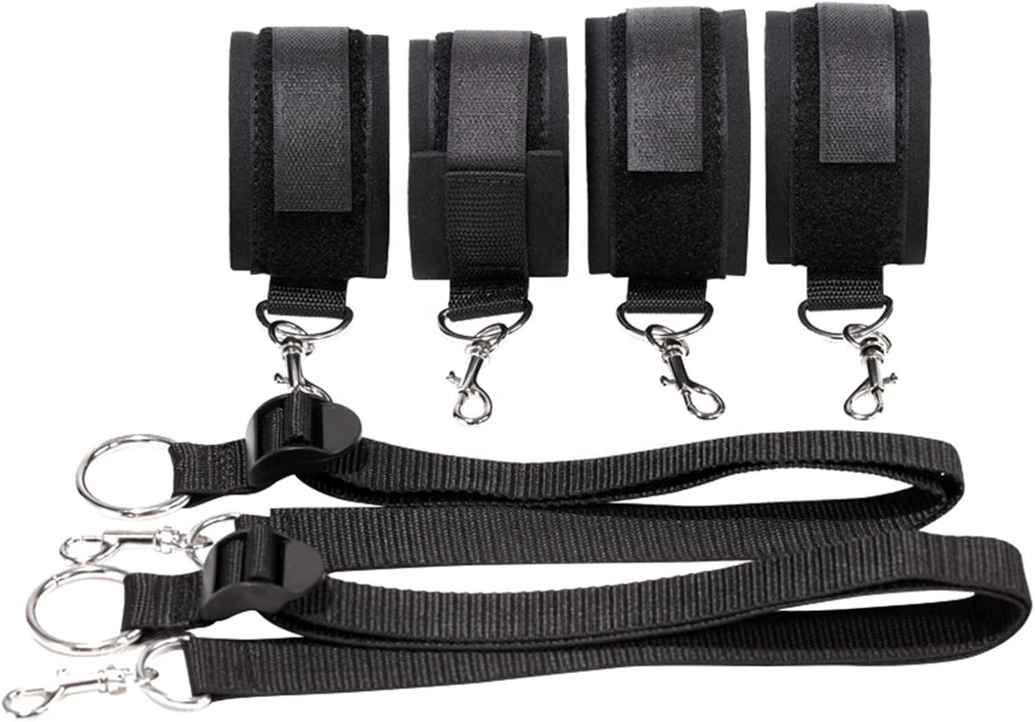 Bondage Restraint Set (Wrist & Ankle) | ชุดสายรัดข้อมือและข้อเท้าสำหรับบีดีเอสเอ็ม - Image 2