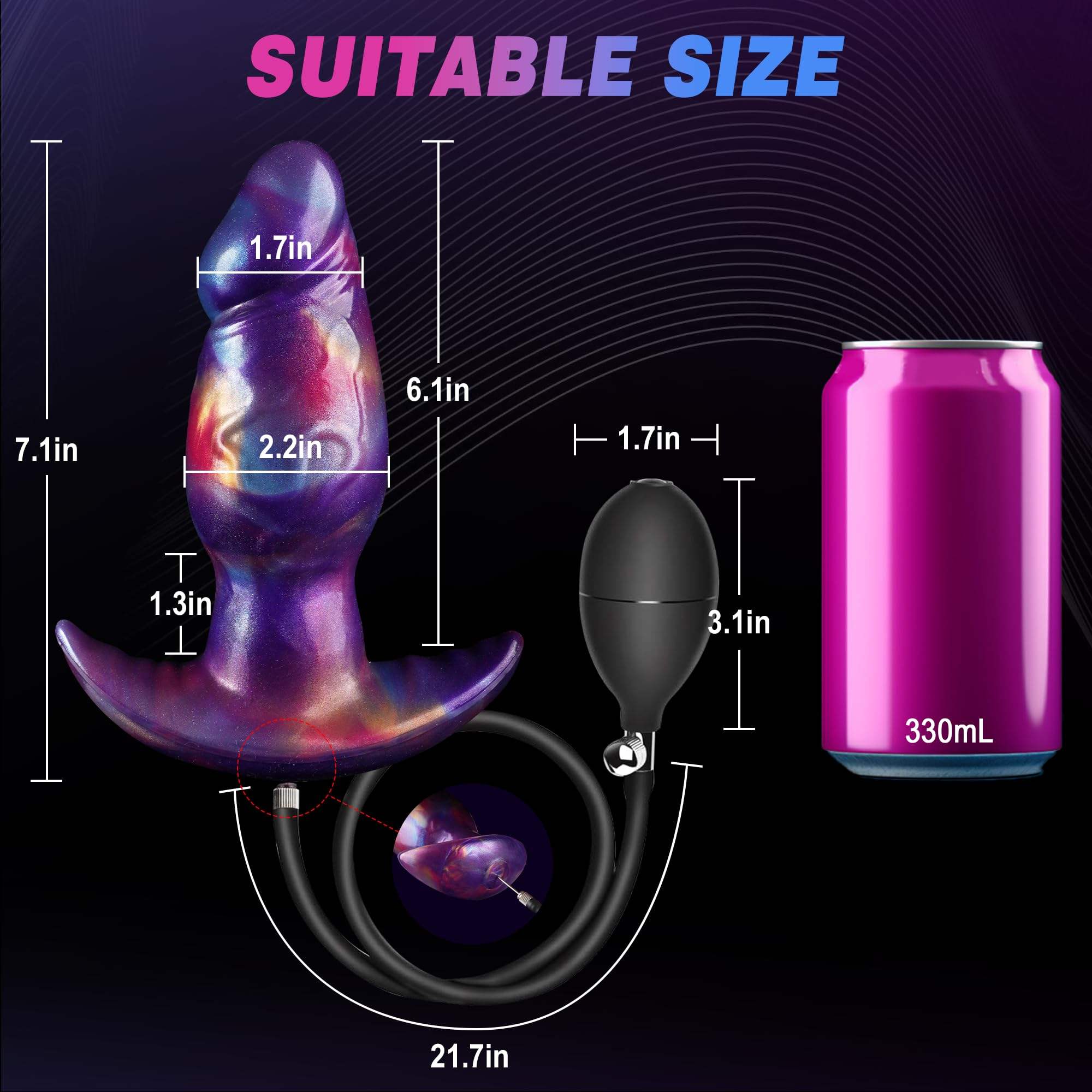 Inflatable Butt Plug | ดิลโด้ทวารแบบเป่าลมได้ - Image 2