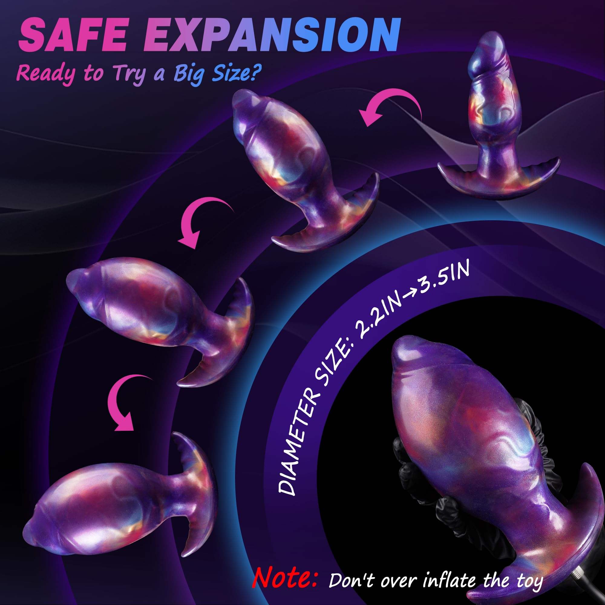 Inflatable Butt Plug | ดิลโด้ทวารแบบเป่าลมได้ - Image 3