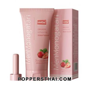 MenMonogatari Orgasm Enhancing Gel Strawberry 200ml | เจลเพิ่มความรู้สึก MenMonogatari กลิ่นสตรอว์เบอร์รี 200 มล