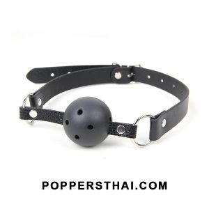 Ventilated Ball Gag with Adjustable Strap | บอลกากาลมีช่องระบายพร้อมสายรัดปรับได้