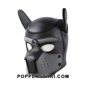 Puppy Play Hood (Leather-look) | หน้ากากเล่นบทสุนัข (ทรงหนัง)