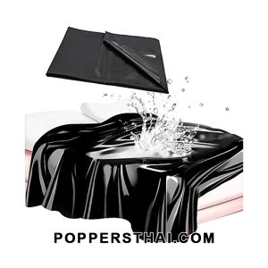Waterproof Black Bed Sheet / Oil-Proof Mattress Cover | ผ้าปูที่นอนกันน้ำสีดำ (รองนวด/สปา)