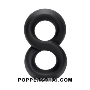 Double Loop Silicone Cock Ring (8-shape) | แหวนซิลิโคนสองห่วงรูป 8