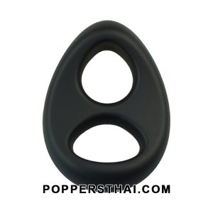Dual-Ring Silicone Cock Ring (Teardrop) | แหวนซิลิโคนสองห่วงรูปหยดน้ำ
