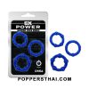 GK POWER Beaded Cock Rings (Set of 4) | แหวนรัดโคนแบบมีเม็ด GK POWER (ชุด 4 ชิ้น)